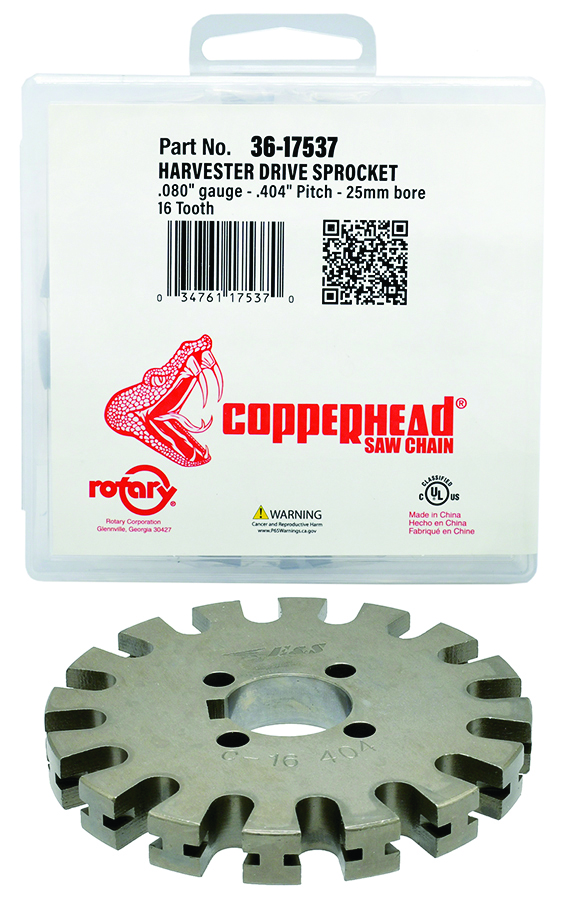 17537-DRIVE SPROCKET 16T, .404" FOR HARVESTER CHAIN
