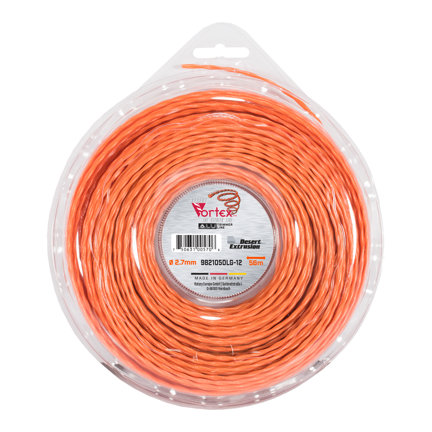 982105DLG-12-VORTEX ALU/AL-982 .105"/2.7MM LARGE DONUT