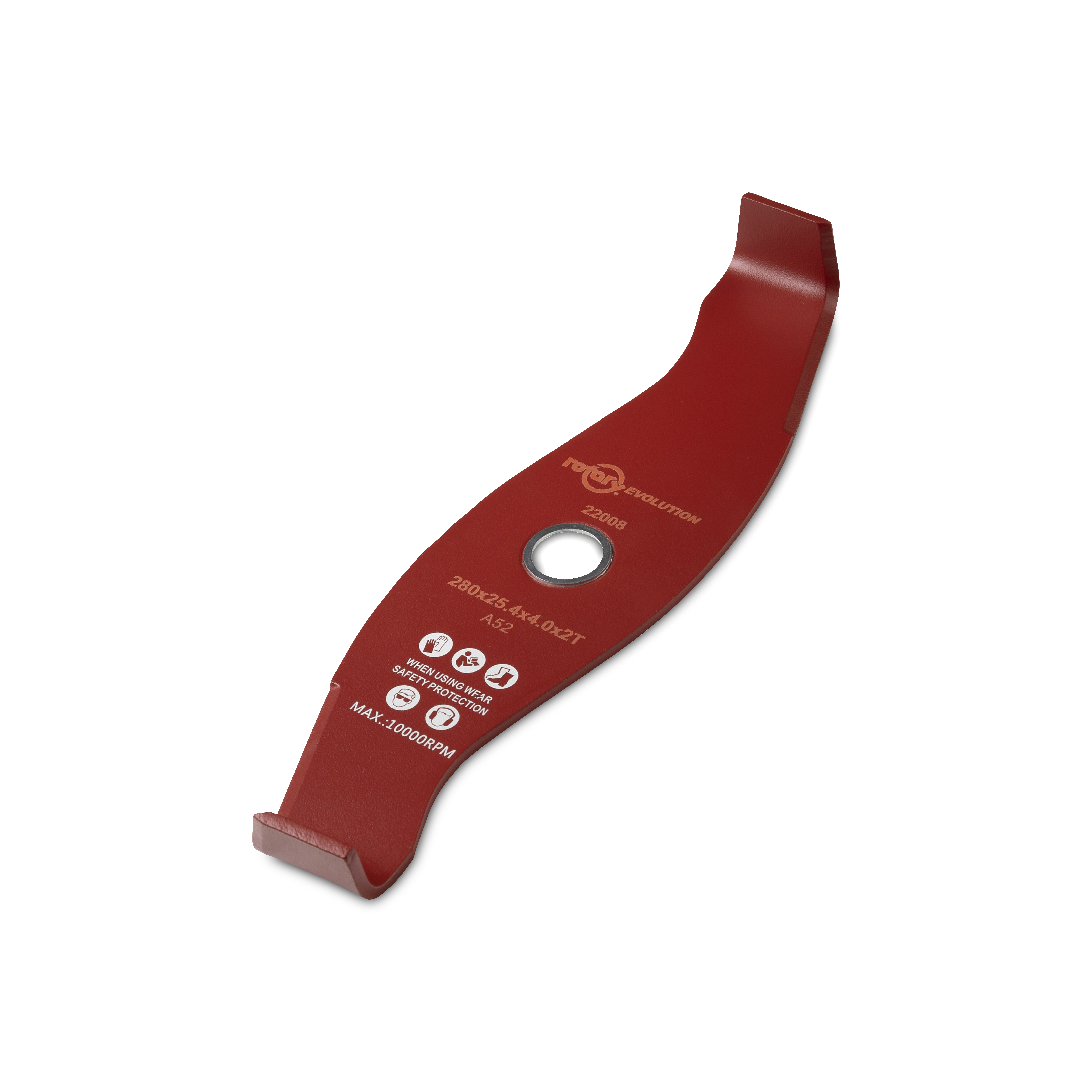 22008-UNIVERSAL BRUSHCUTTER BLADE 2-TOOTHED; S-SHAPE, 90 DEGREES ANGLED