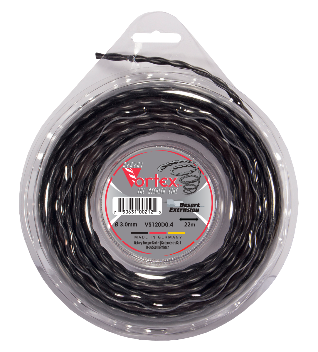 VS120D0.4-12-VORTEX .120"/3.0MM SMALL DONUT - SPIRAL SHAPE LINE