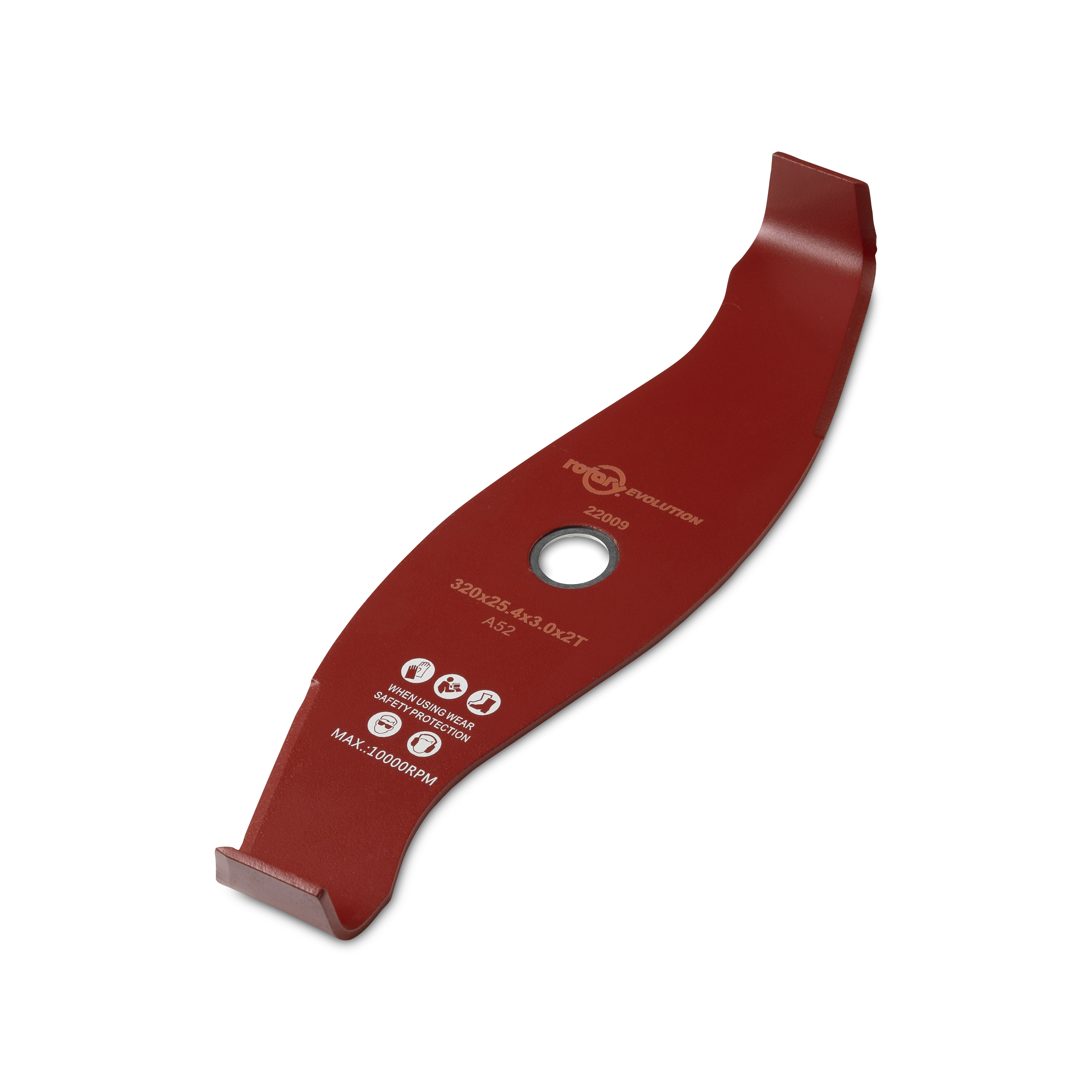 22009-UNIVERSAL BRUSHCUTTER BLADE 2-TOOTHED; S-SHAPE, 90 DEGREES ANGLED
