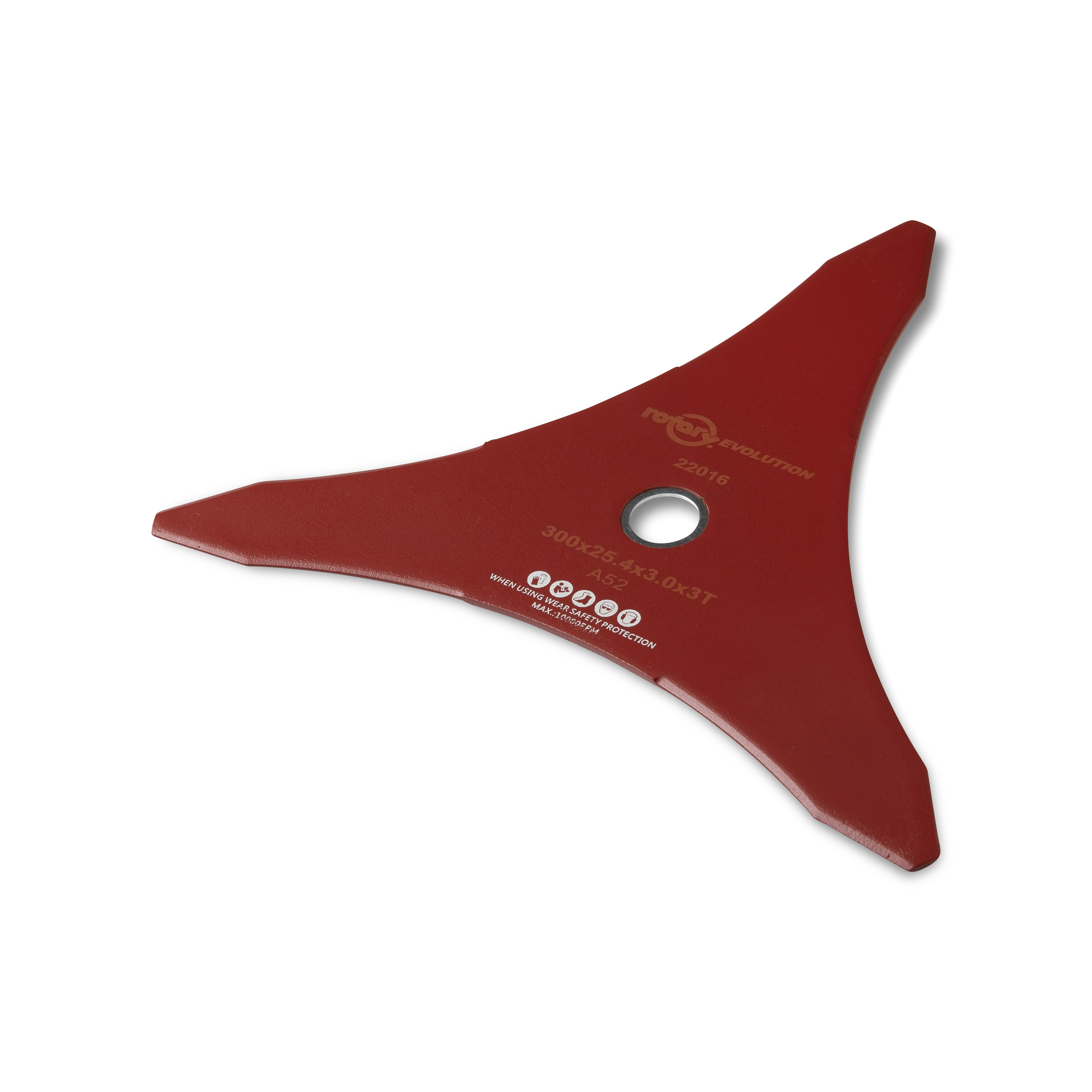 22016-UNIVERSAL BRUSHCUTTER BLADE 3-TOOTHED, FLAT