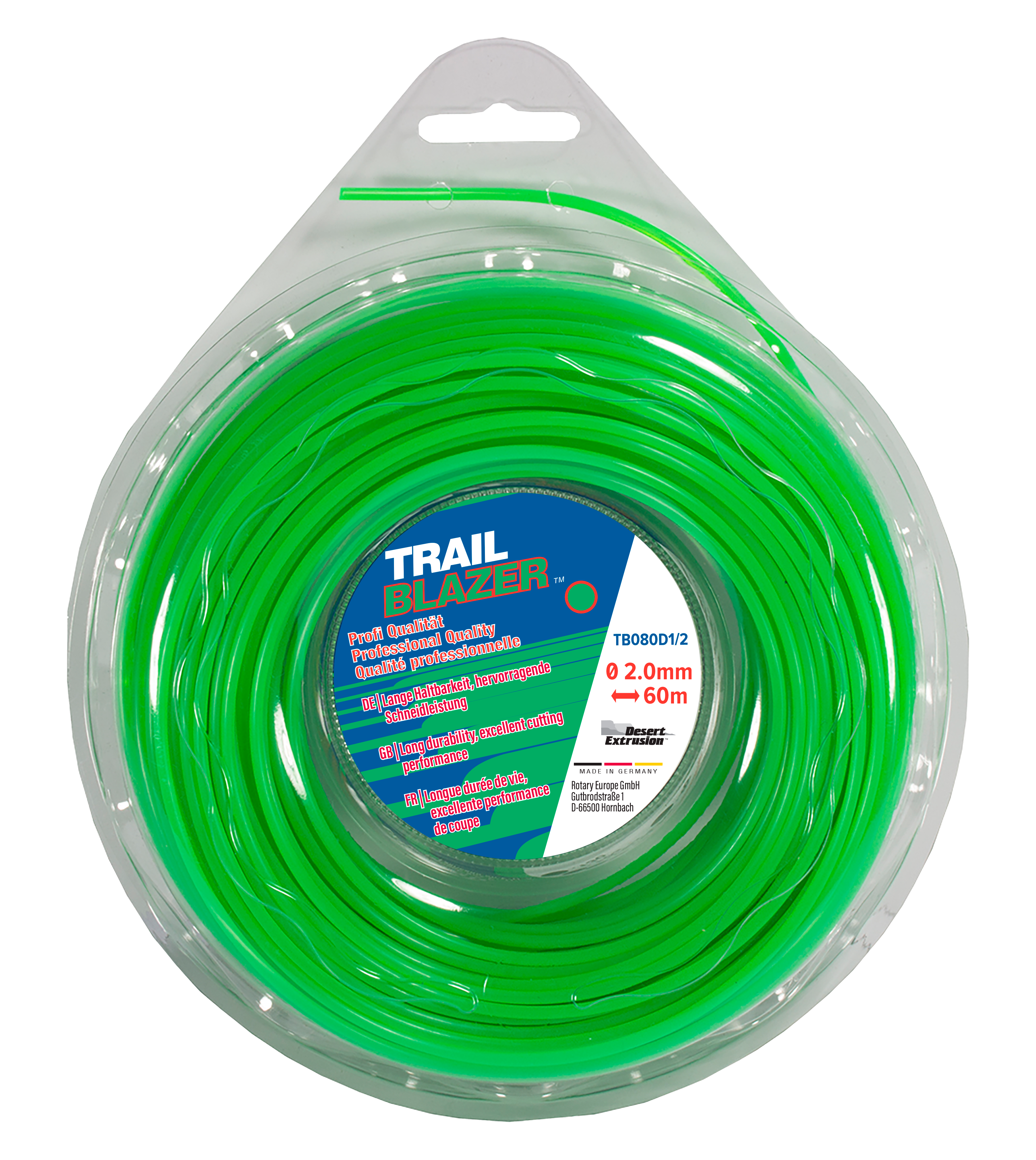 TB080D1/2-12-TRAILBLAZER .080"/2.0MM 1/2LB DONUT - ROUND SHAPE LINE *DISCONTINUED - STOCKSALE*