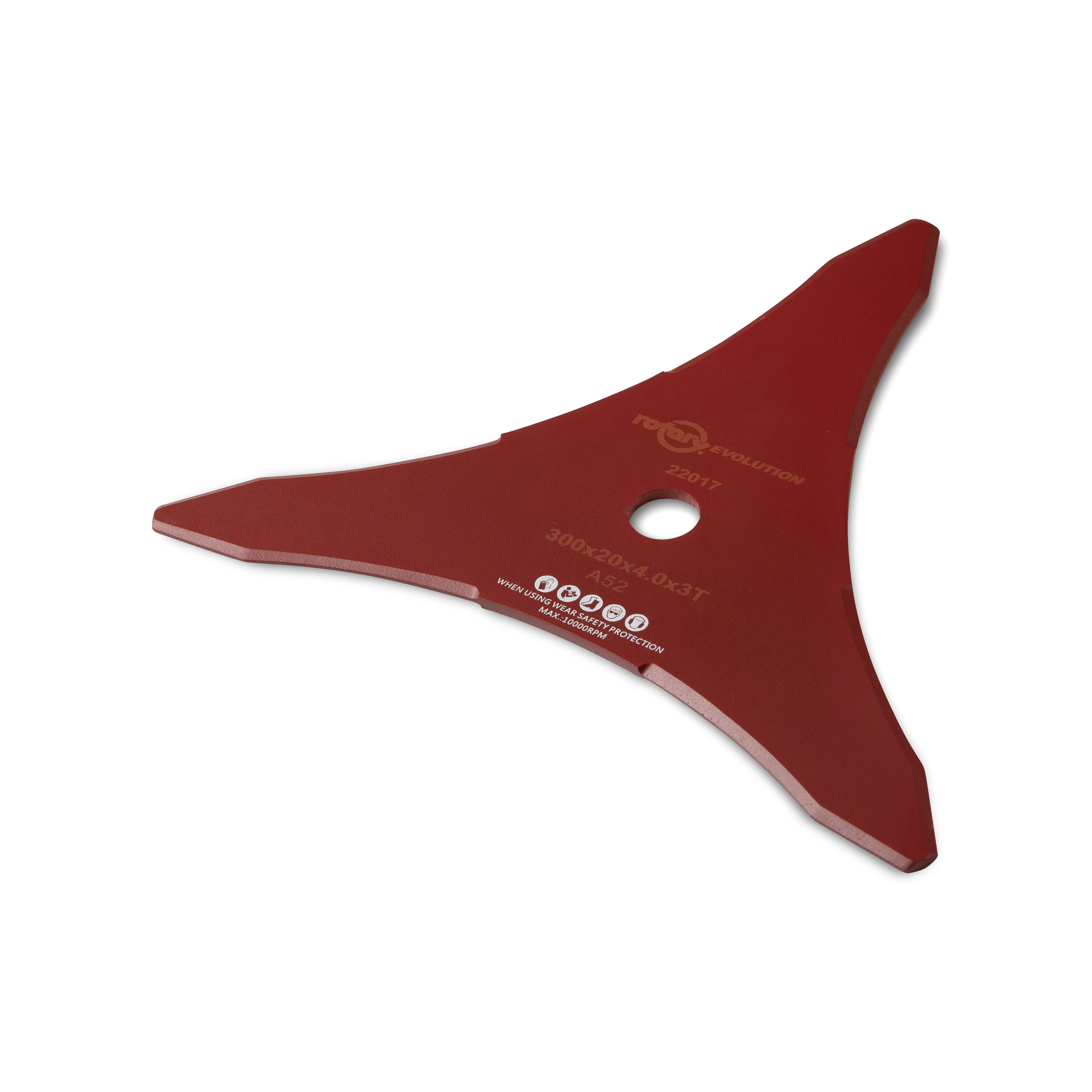 22017-UNIVERSAL BRUSHCUTTER BLADE 3-TOOTHED, FLAT