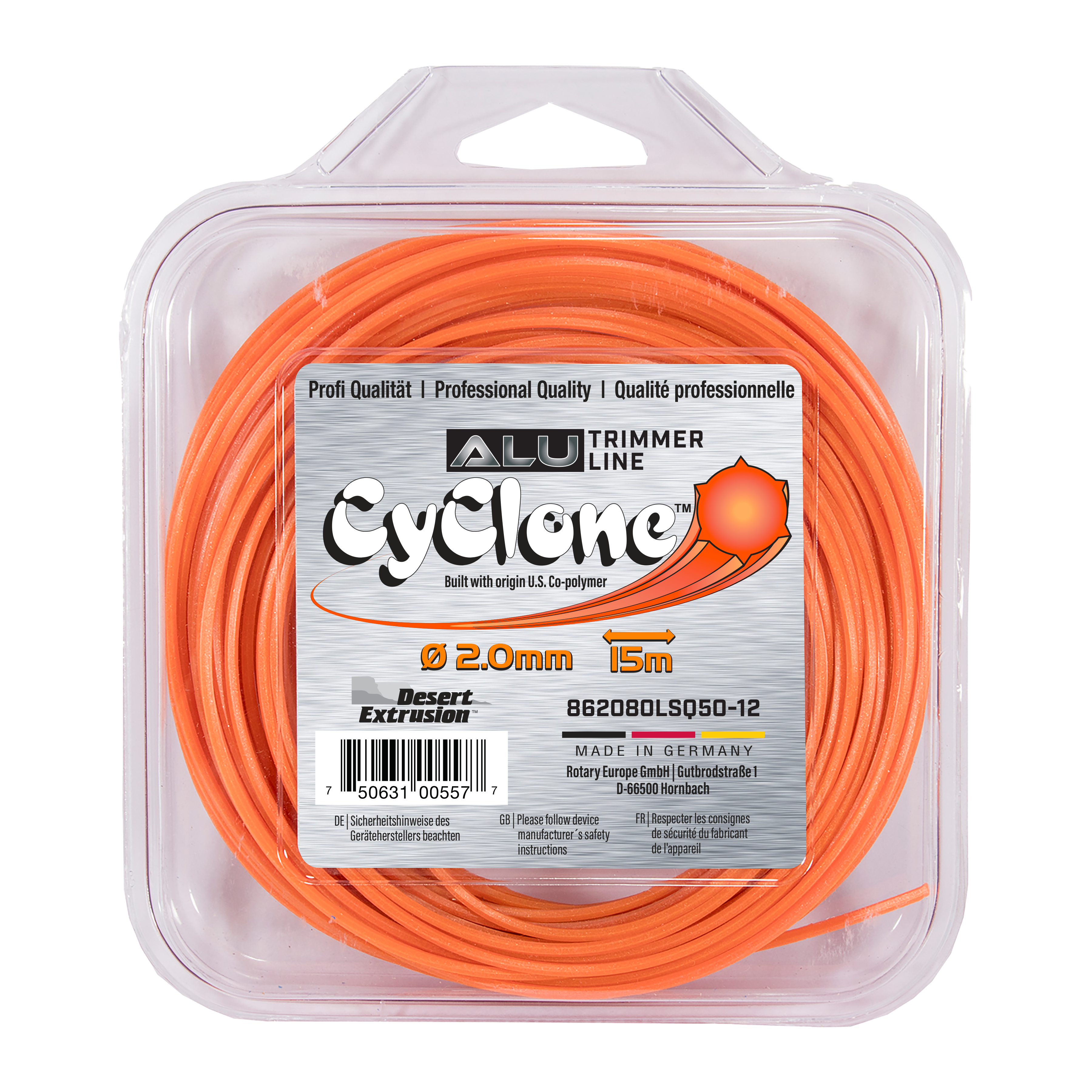 862080LSQ50-12-CYCLONE ALU/AL-862 .080"/2.0MM SQUARE BLISTER - HEXAGON SHAPE LINE